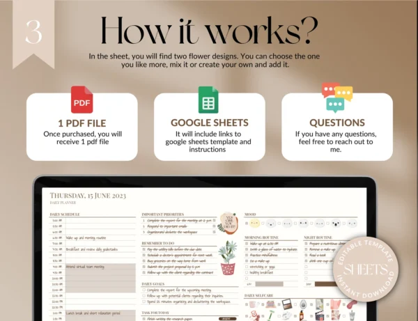 ADHD Planner That Girl | Google Sheets - Image 2