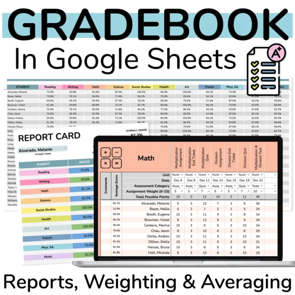 Google Sheets Gradebook