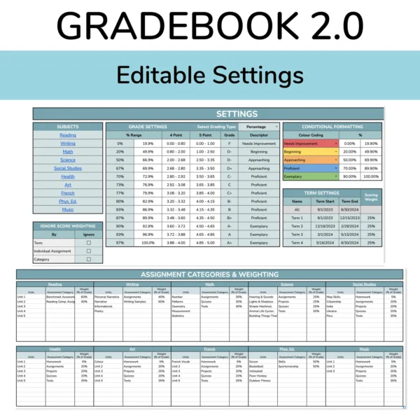 Google Sheets Gradebook - Image 11