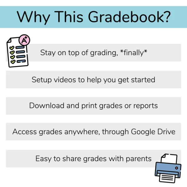 Google Sheets Gradebook - Image 4