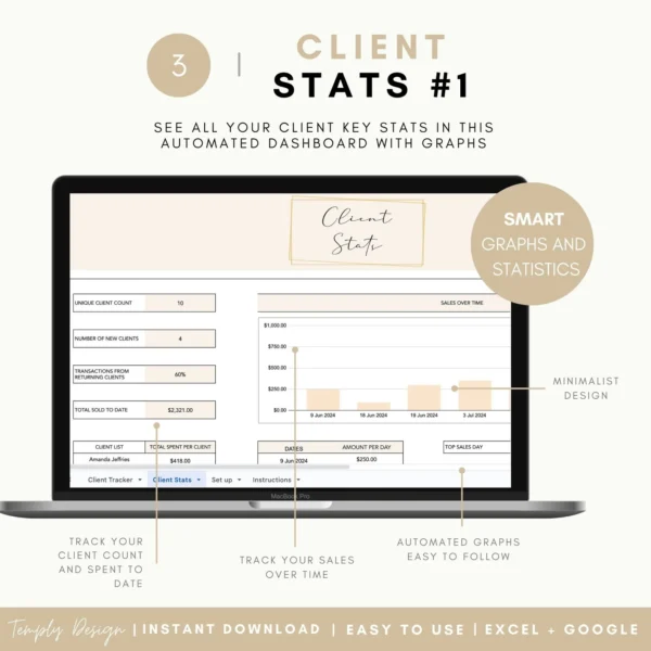 Barber Shop Client Tracker Template - Image 5