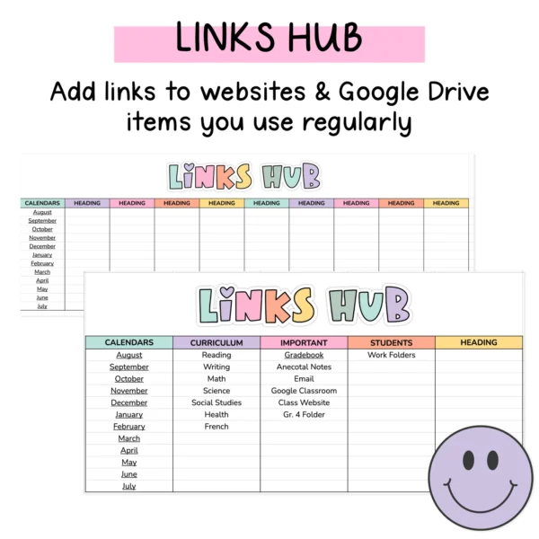 Digital Teacher Planner | Google Sheets Teacher Planner 2025-2026 - Image 7
