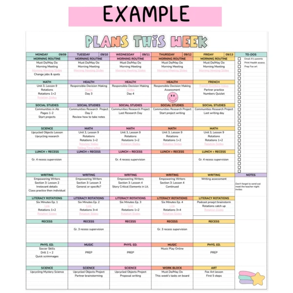 Digital Teacher Planner | Google Sheets Teacher Planner 2025-2026 - Image 4