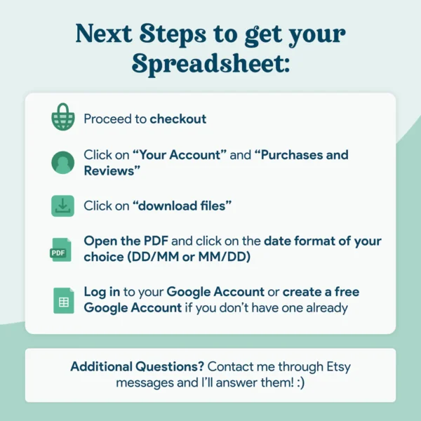 Biweekly Paycheck Budget Google Sheets Spreadsheet - Image 2