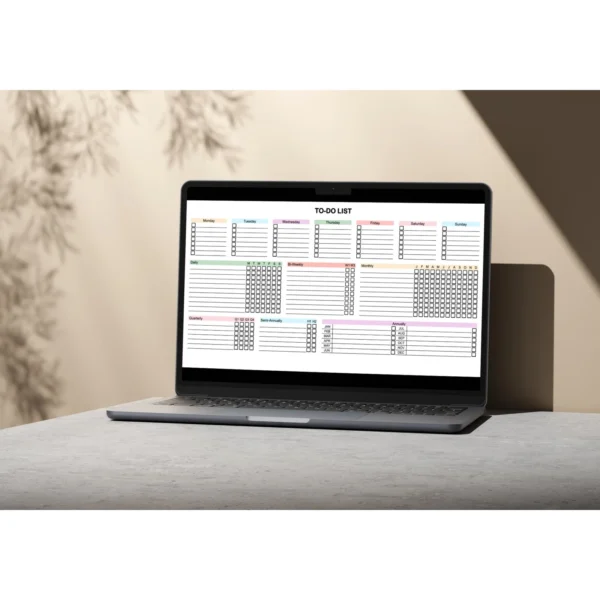 Digital Todo List Template For Google Sheets - Image 8