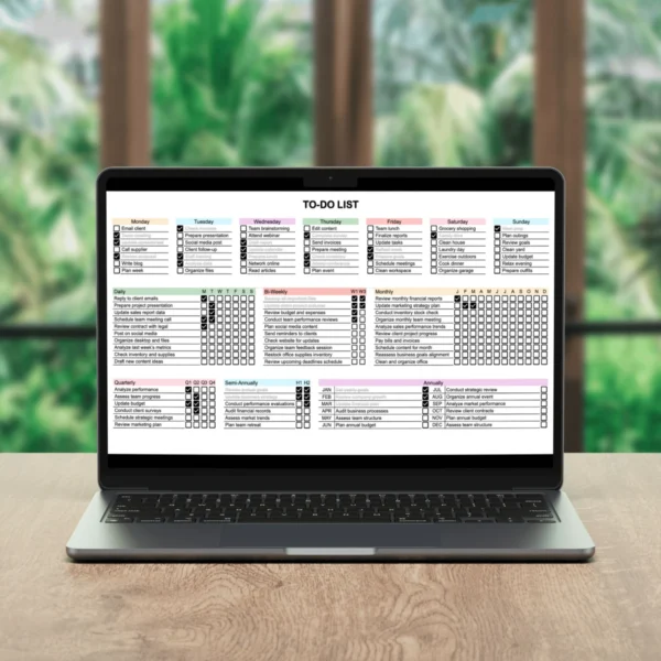 Digital Todo List Template For Google Sheets - Image 9