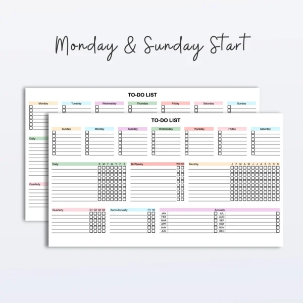 Digital Todo List Template For Google Sheets - Image 7