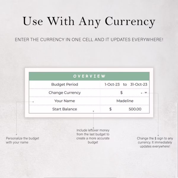 Budget Spreadsheet Budget Planner - Image 8