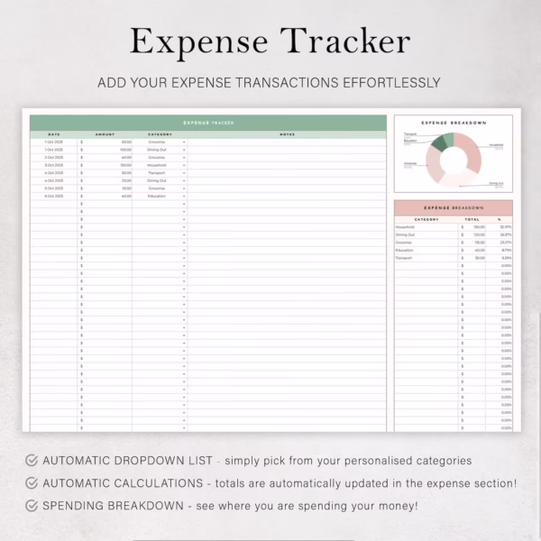 Budget Spreadsheet Budget Planner - Image 6