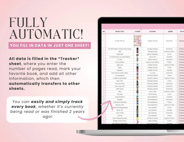Book Tracker & Reading List on Google Sheets - Image 4