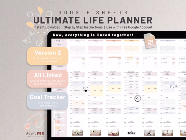 Google Sheets Life Planner