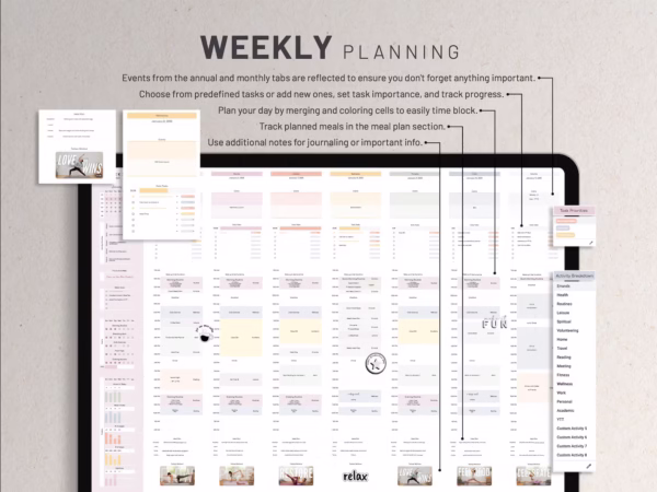 Google Sheets Life Planner - Image 4