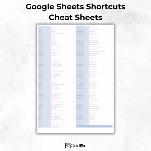 Google Sheets Cheat Sheet - Image 6
