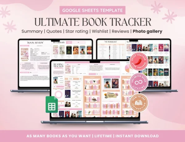 Book Tracker & Reading List on Google Sheets