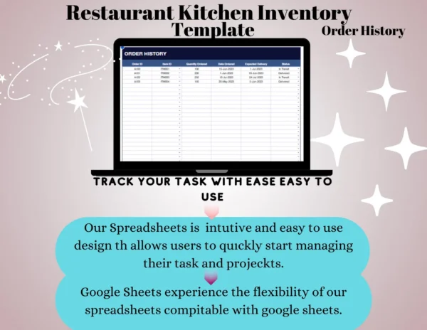 Restaurant Kitchen Inventory Template - Image 6