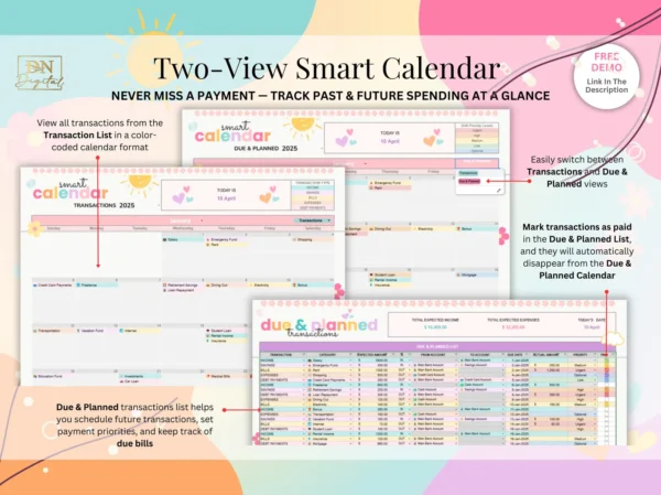 Ongoing Annual & Monthly Budget Spreadsheet - Image 5