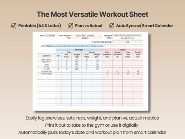 Weight Loss Tracker Google Sheets - Image 9