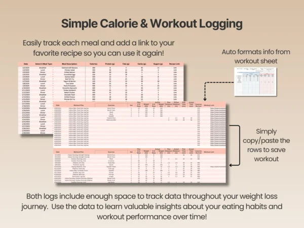 Weight Loss Tracker Google Sheets - Image 8