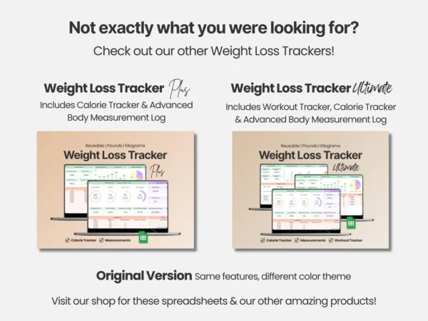 Excel Weight Loss Tracker Fitness - Image 6