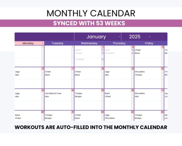 Planner for Workout, Workout - Image 7