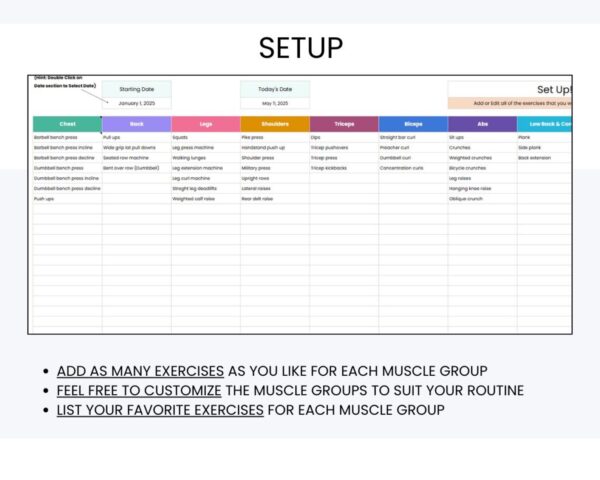 Planner for Workout, Workout - Image 10
