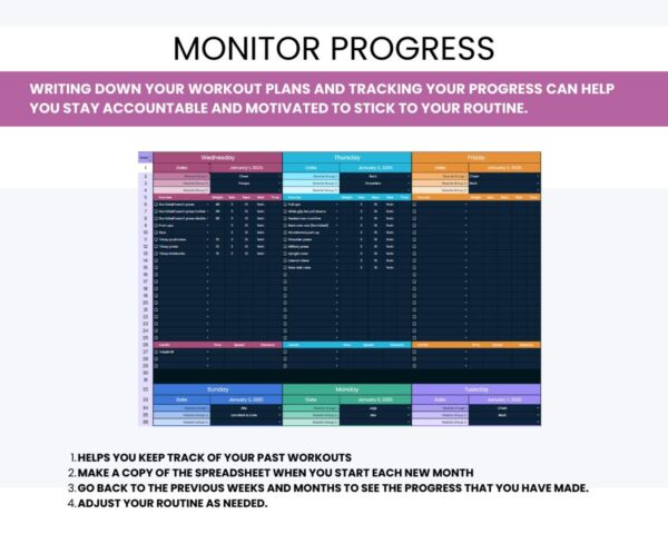 Planner for Workout, Workout - Image 6
